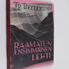 F. Bettex : Raamatun ensimmäinen lehti - pikkukuva 1