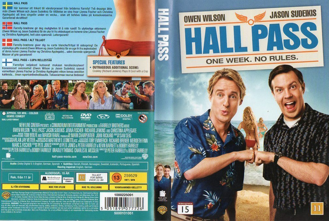 Hall Pass - lupa rellestää	(40 673)	k	-FI-	DVD	nordic,		Owen