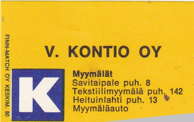 Savitaipale, V. Kontio Oy  , Kesko  , 2/12