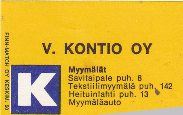 Savitaipale, V. Kontio Oy  , Kesko  , 2/12