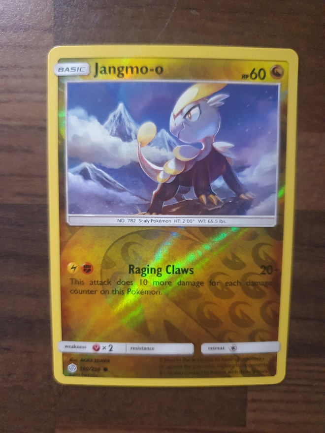 Pokemon Jangmo-o Reverse holo 160/236