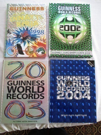 Guinness world records - kirjoja. 7,00€ kpl