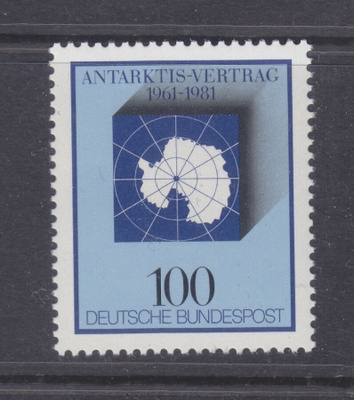 Saksa 1981 Mi 1117  postituoreena