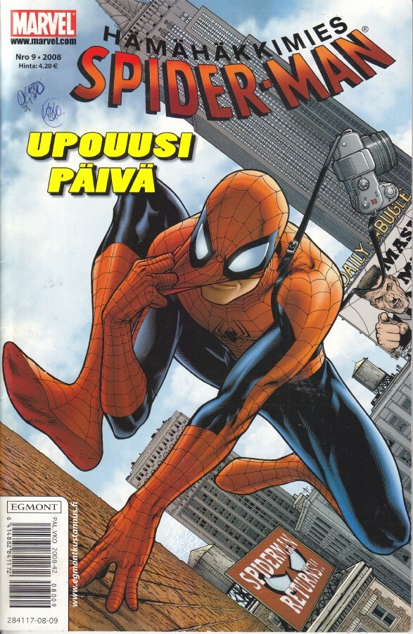 Hämähäkkimies 9/2008 Upouusi päivä
