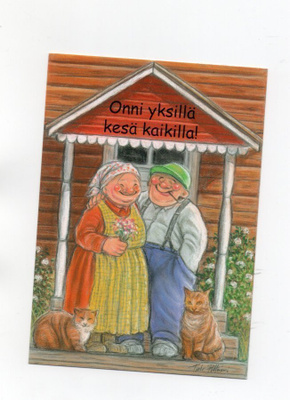 °°ONNI YKSILLÄ KESÄ KAIKILLA!°° -KORTTI /Hörölä