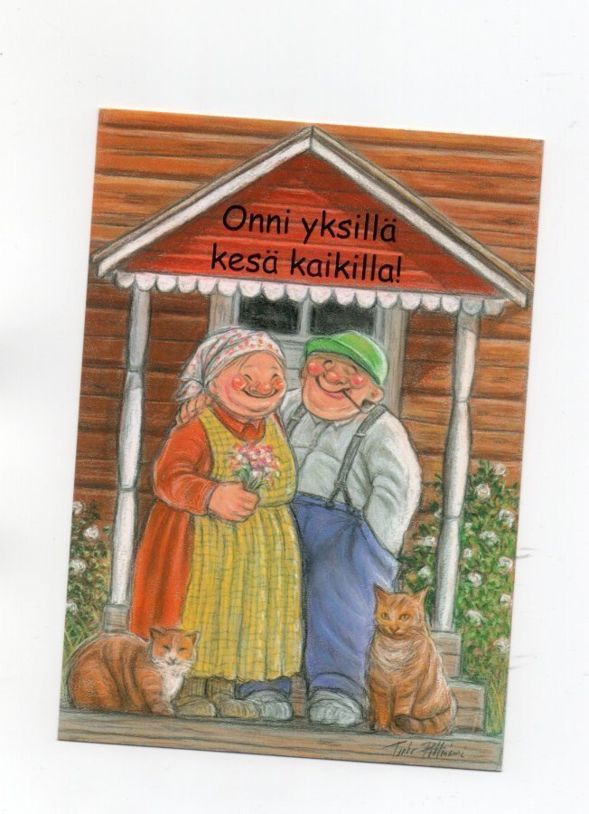 °°ONNI YKSILLÄ KESÄ KAIKILLA!°° -KORTTI /Hörölä