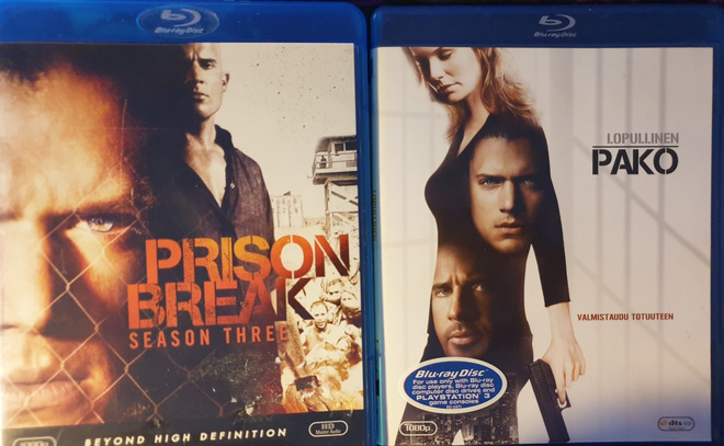 PAKO / PRISON BREAK  3. KAUSI & LOPULLINEN PAKO BLU-RAY