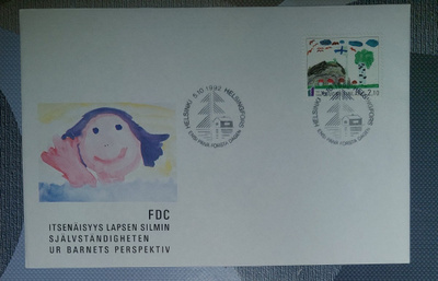 1992  Itsenäisyys lapsen silmin  FDC