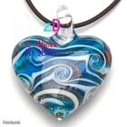 1008 .. Murano Upea Kaunis Lampwork Taidelasi .. Kaulakoru - pikkukuva 2