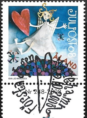 Åland 2008  Joulu  Julpost 08 välilöpari numero EPL LaPe 300