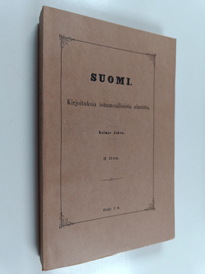 Suomi : kirjoituksia isänmaallisista aineista. Kolmas jak...