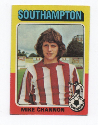 Purkkakuva Jalkapallo n:o 50 MIKE CHANNON. SOUTHAMPTON: