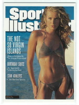 Sports Illustrated 2003 Swimsuit Cover Cards Rebecca Romjin