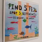 Find 5 fejl = Spot 5 differences - pikkukuva 1