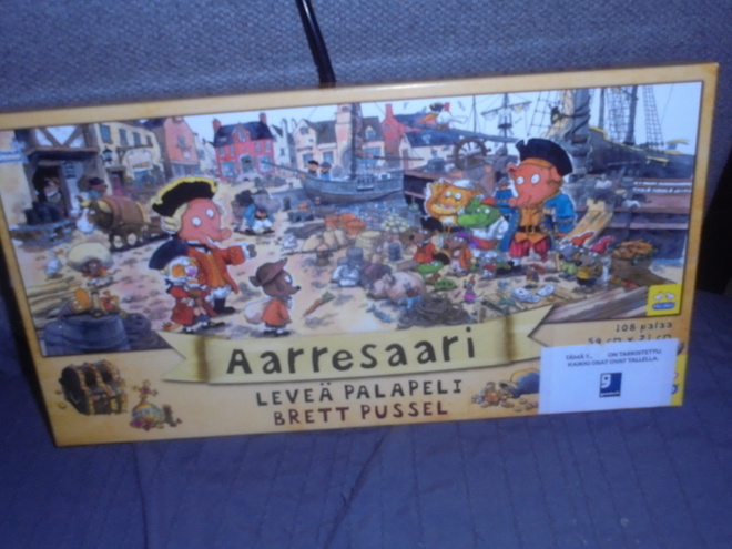 Palapeli Aarresaari, Mauri Kunnas 108 palaa, leveä