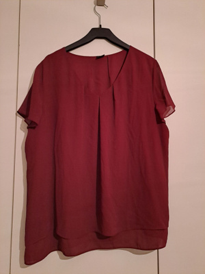 St Oliver viininpunainen hihaton paita 46