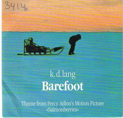 7” SINGLE k.d. lang – Barefoot