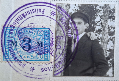 Ajokortti 2 erilaista Waasa 1927.