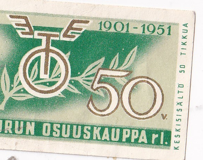 Turku, Turun Osuuskauppa 50v. b579