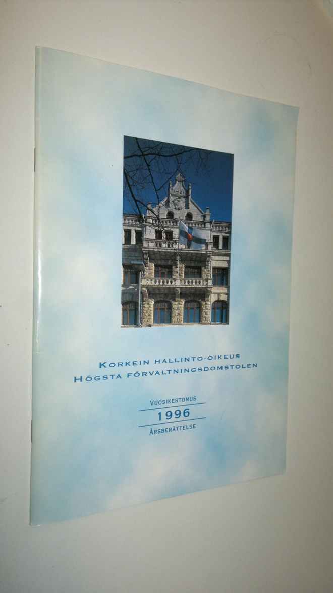 Korkein hallinto-oikeus vuosikertomus 1996