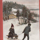 Lapset kelkkamäessä - kulk v 1907 - pikkukuva 1