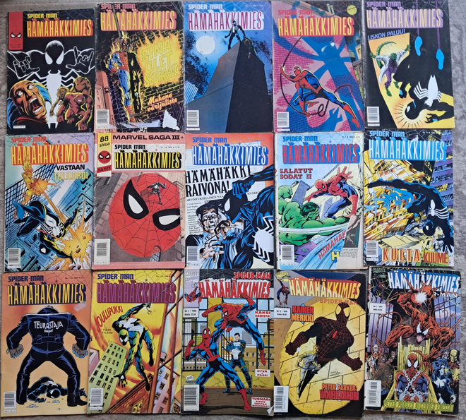 Hämähäkkimies 21 kpl 1987-2008