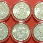 USA 6 x half silver Dollar 1893, 1943. 1946 .... (KD13) - pikkukuva 2