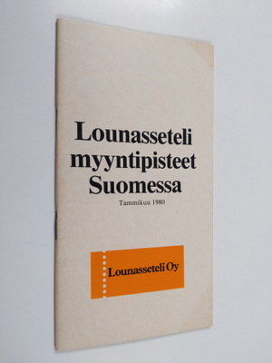 Lounassetelimyyntipisteet Suomessa tammikuu 1980
