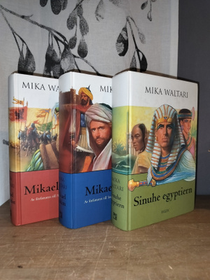 Mika Waltari x3-  Sinuhe & Mikael Hakim & Ludenfot