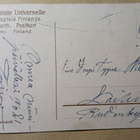 Fiskars, näkymä Fiskarsinjoelta, vanha väripk, k-k 1921 - pikkukuva 2