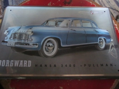 Peltikyltti automobiili Borgward Hansa
