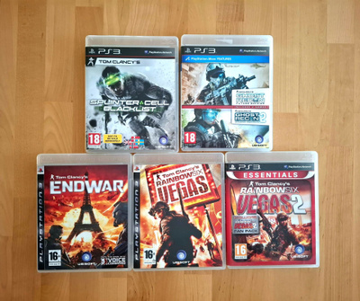 Tom Clancy's pelipaketti (6 peliä/CIB) PS3