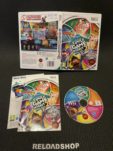 Hasbro Family Game Night Vol 2 Wii - CiB