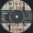 WINGS let `em in / beware my love 45 -1976- uk originaali - pikkukuva 2