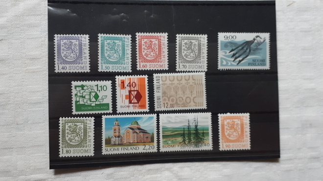 Suomi Yleismerkkejä 1984-1989 postituore