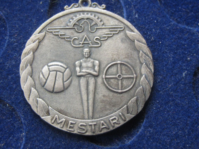 Palkintomitali, riipus. CAS Mestari