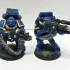 WH40K - 5kpl Space Marine Devastator Squad figuuria [A40] - pikkukuva 3