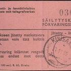 1965 Eurooppa postiautoaseman tavaransäilytyslipuke - pikkukuva 2