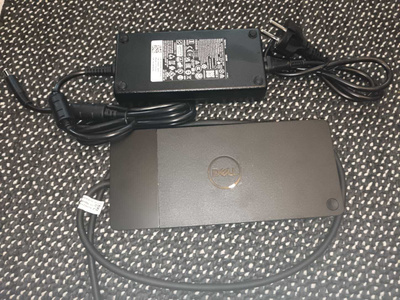 Dell WD19TBS Thunderbolt Dock telakka ja 180W virtalähde
