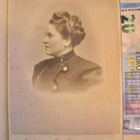 VANHA Kabinetti Valokuva HYVÄN SUVUN Rouva 1900-l - pikkukuva 1