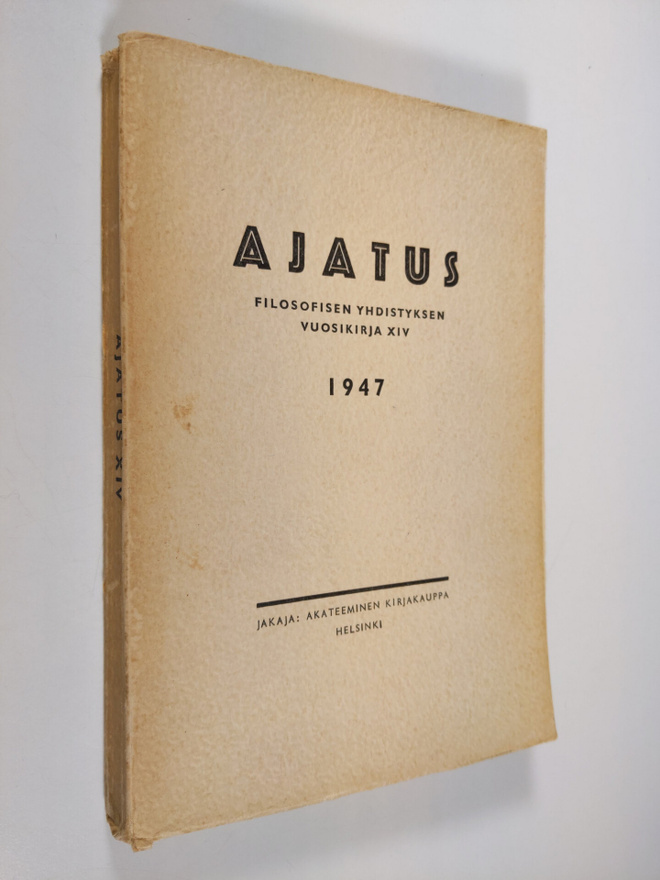 Ajatus 14 : Filosofisen yhdistyksen vuosikirja