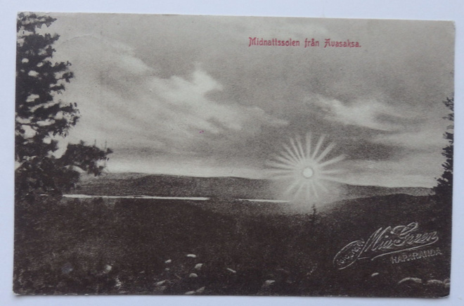 Keskiyön aurinko Aavasaksalla