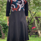 Teetetty kuviollinen mekko M - pikkukuva 3