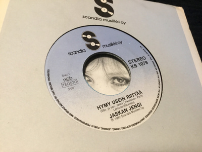 Jaskan Jengi Hymy usein riittää single Scandia 1982