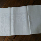 Pitkä pöytäliina 360 x 150 cm, kerman värinen - pikkukuva 1
