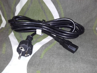 Laitekaapeli, PC & seinäkosketin, , CEE 7/7 – IEC 3m
