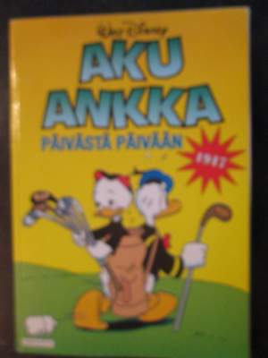 AKU ANKKA PÄIVÄSTÄ PÄIVÄÄN 1947 SARJAKUVAT ALBUMI