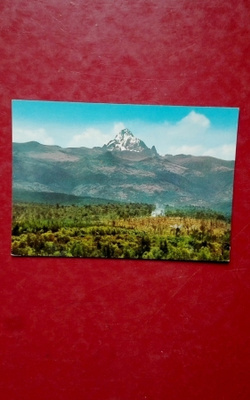 Mount Kenya-vuori postikortti