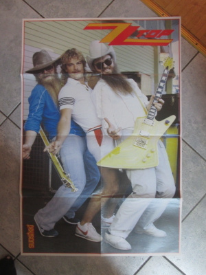 ZZ TOP  vanha suosikki juliste !!