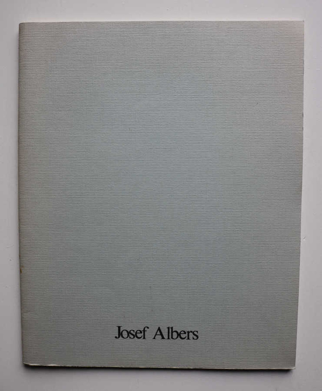 Josef Albers näyttelyjulkaisu 1988